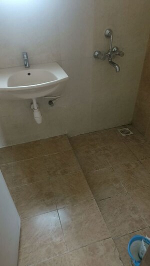 Bathroom in 3 BHK Apartment at Manav Silver Skyscapes, Wakad – for Rent
