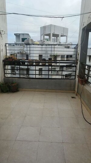 Balcony in 3 BHK Apartment at Manav Silver Skyscapes, Wakad – for Rent