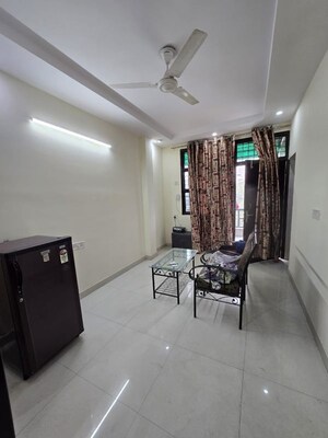 Living Room in 1 BHK Builder Floor at The Estate Floors, Sector 43 – for Rent