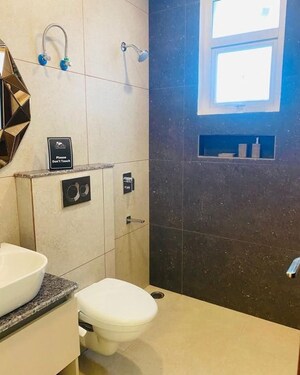 Bathroom in 3 BHK Apartment at Sushma Joynest MOH, Bir Chhat – for Rent