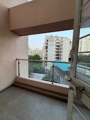 Balcony in 2 BHK Apartment at Urban Skyline Phase 1, Ravet – for Rent