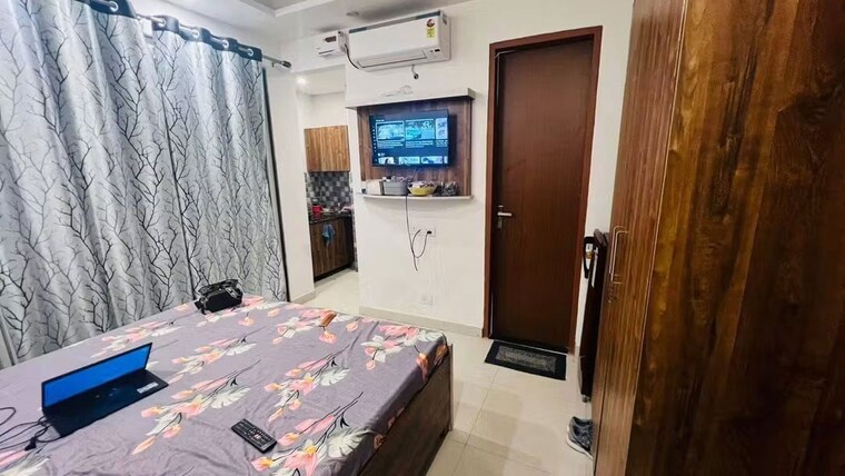 Bedroom, sector 47 1 RK 400 Sq.Ft. Builder Floor In Sector 47 Gurgaon 10370188