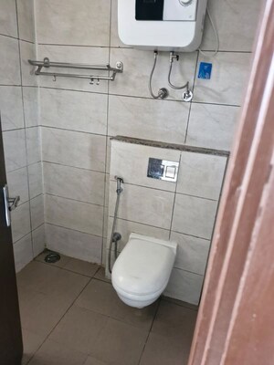 Bathroom in 3 BHK Apartment at Motia Royal Citi Apartments, Ghazipur – for Rent