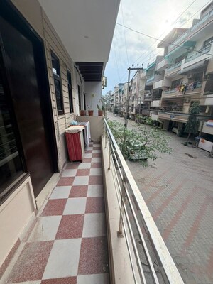 Balcony in 3 BHK Builder Floor at Guru Nanak Enclave, Dhakoli – for Sale