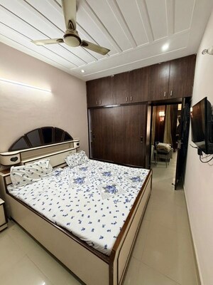 Kitchen in 3 BHK Builder Floor at Guru Nanak Enclave, Dhakoli – for Sale