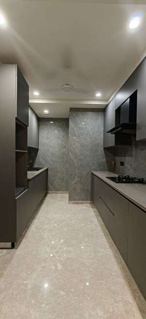 Kitchen in 3 BHK Builder Floor at Greater Kailash I – for Sale