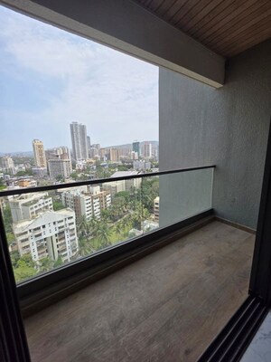 Balcony in 3 BHK Apartment at H Rishabraj Serenity Decks, Goregaon East – for Rent