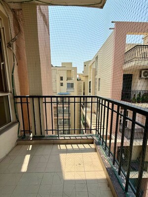 Balcony in 3 BHK Apartment at Sushma Elite Cross, Dhakoli – for Rent