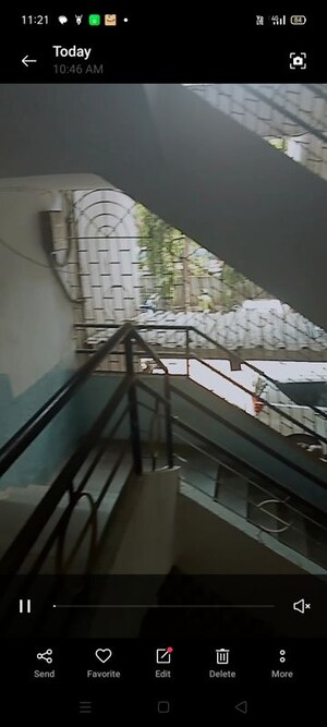 Staircase in 1 BHK Apartment at Bharat Shantivan, Vashi Sector 29 – for Rent