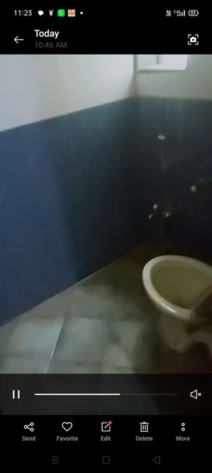 Bathroom in 1 BHK Apartment at Bharat Shantivan, Vashi Sector 29 – for Rent