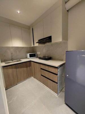 Kitchen in Studio Builder Floor at Sector 52 – for Rent