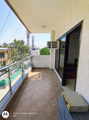 Balcony in 2 BHK Builder Floor at Ardee City, Sector 52 – for Rent
