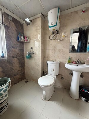 Bathroom in 2 BHK Apartment at Spring Meadows, Tech Zone 4 Greater Noida – for Sale