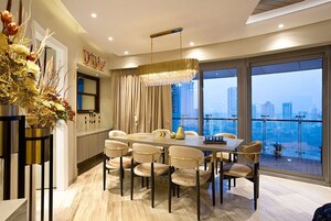 Team Area in 4 BHK Apartment at Lodha World View, Worli – for Rent