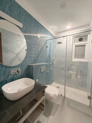 Bathroom in 3 BHK Builder Floor at Chittaranjan Park – for Sale