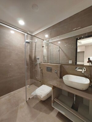 Bathroom in 3 BHK Builder Floor at Chittaranjan Park – for Sale