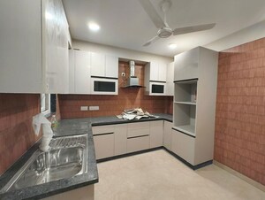 Kitchen in 3 BHK Builder Floor at Chittaranjan Park – for Sale