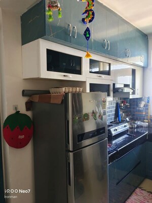 Kitchen in 3 BHK Apartment at Vasu Fortune Residency Phase II, Raj Nagar Extension – for Rent