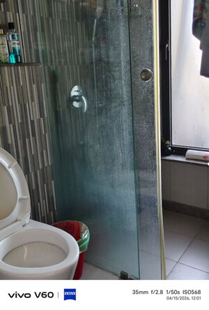 Bathroom in 3 BHK Apartment at Shapoorji Pallonji Vicinia, Powai – for Rent