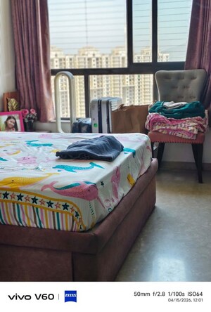 Bedroom in 3 BHK Apartment at Shapoorji Pallonji Vicinia, Powai – for Rent