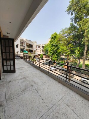 Balcony in 3 BHK Builder Floor at Kalkaji – for Rent
