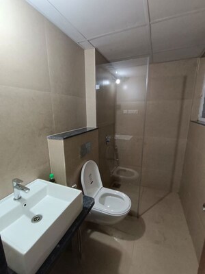 Bathroom in 2 BHK Apartment at Runwal The Central Park, Chinchwad – for Rent