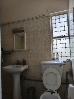 Bathroom in 3 BHK Builder Floor at Saket – for Rent