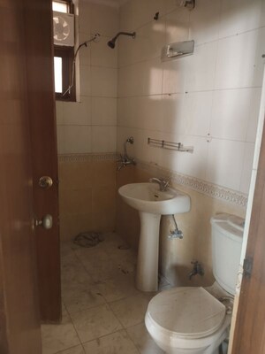 Bathroom in 3 BHK Apartment at Mewala Maharajpur – for Rent