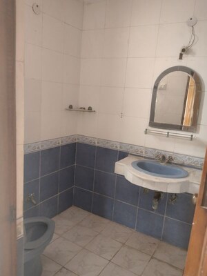Bathroom in 3 BHK Apartment at Mewala Maharajpur – for Rent