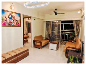 Living Room in 2 BHK Apartment at Wakad – for Sale
