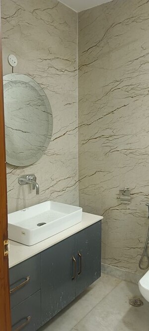 Bathroom in 4 BHK Builder Floor at New Friends Colony – for Rent