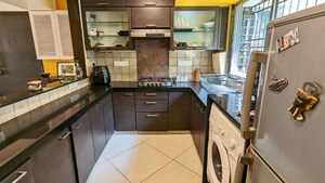 Kitchen in 1 BHK Apartment at Bandra West – for Rent