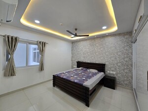 Living Room in 3 BHK Apartment at Poulomi Avante, Kokapet – for Rent