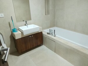 Bathroom in 2 BHK Apartment at Lodha Belmondo, Gahunje – for Rent