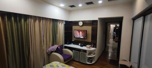 Living Room in 2 BHK Apartment at Lodha Splendora, Ghodbunder Road – for Rent