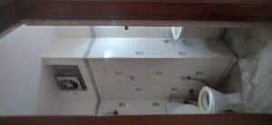 Bathroom in 3 BHK Builder Floor at Panchsheel Vihar – for Rent