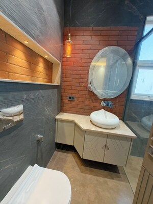Bathroom in 3 BHK Builder Floor at Greater Kailash I – for Sale