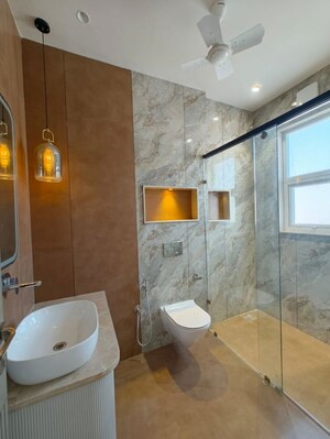 Bathroom in 3 BHK Builder Floor at Greater Kailash I – for Sale