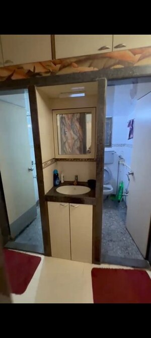 Bathroom in 1 BHK Apartment at Kamal Kunj Vile Parle, Vile Parle West – for Rent