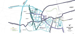4 BHK Apartment – Map Location View at DLF Privana South, Sector 76 - for Sale