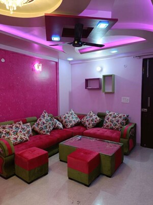 Living Room in 2 BHK Apartment at Gold Star Homes, Vrindavan Yojna – for Sale