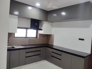 Kitchen in 3 BHK Apartment at Manbhum Around The Grove, Financial District – for Rent