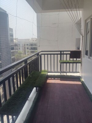 Balcony in 3 BHK Apartment at Vasavis Shanthinikethan, Madhapur – for Rent