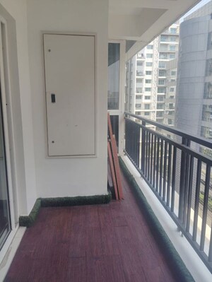 Balcony in 3 BHK Apartment at Vasavis Shanthinikethan, Madhapur – for Rent