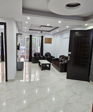 Living Room in 3 BHK Builder Floor at Sushant Lok Iii – for Sale