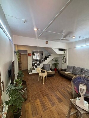 Hall in 2 BHK Penthouse at Kopar Khairane – for Rent