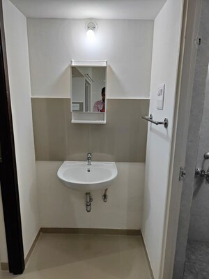 Bathroom in 1 BHK Apartment at Puranik Aldea Anexo, Baner – for Rent