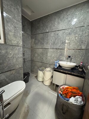 Bathroom in 4 BHK Apartment at Chattarpur – for Rent