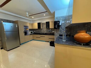 Kitchen in 4 BHK Apartment at Chattarpur – for Rent
