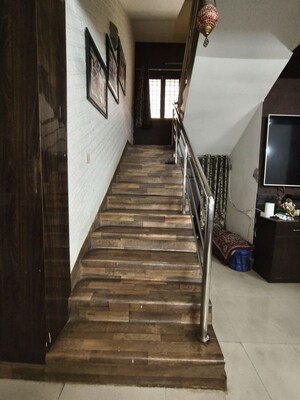 Staircase in 3 BHK Villa at Hi-Rise Meadows, Bachupally – for Sale